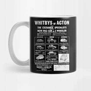 1962 BRITISH CAR DEALER ADVERT Mug